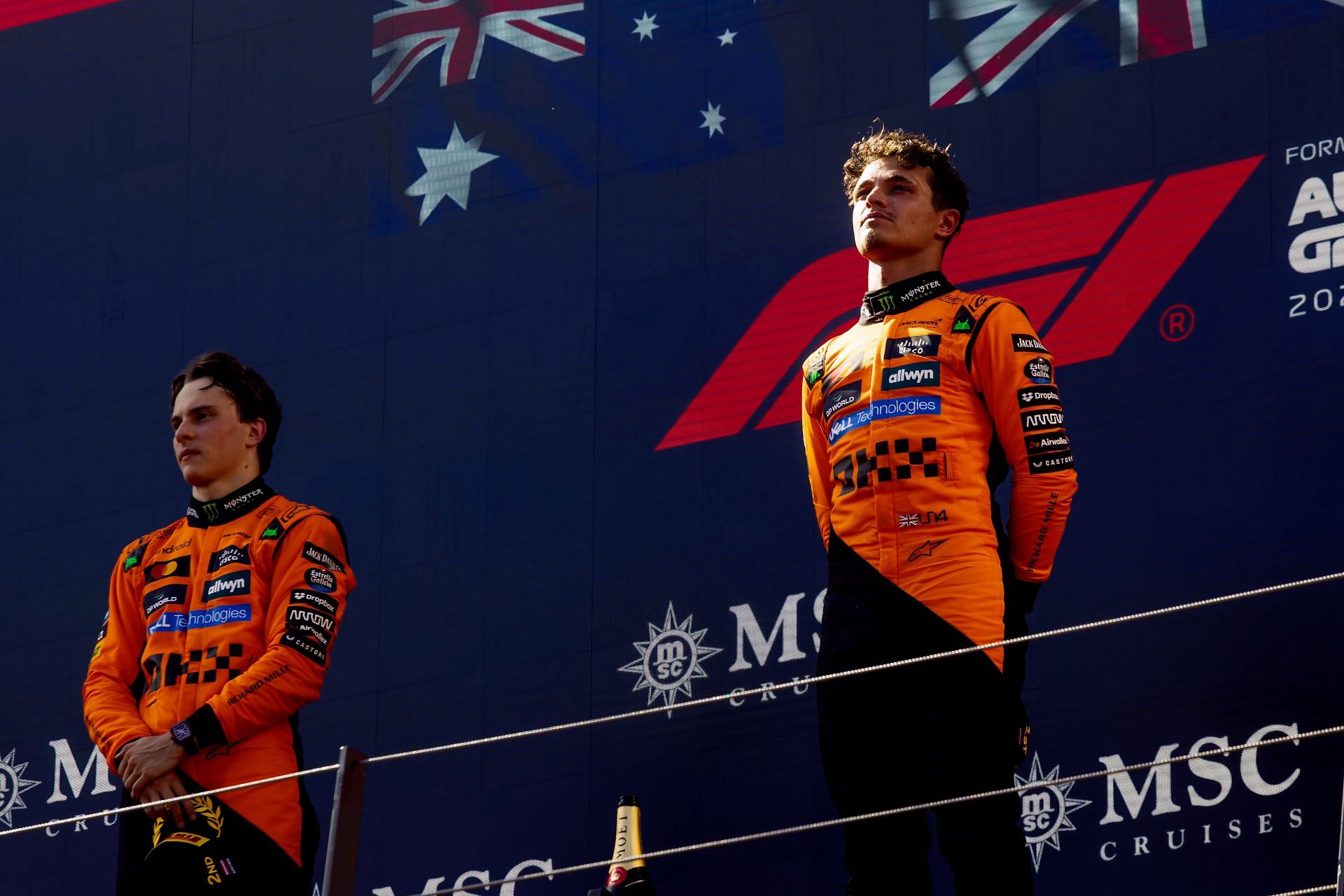 Oscar Piastri and Lando Norris at the Austrian Grand Prix - Source: Getty